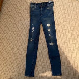 Abercrombie and Fitch ripped jeans